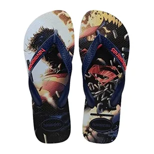 Havaianas Unisex Top Herois Dc klapki, Granatowy Granatowy Czerwony, 7.5/8 UK - Koszulki i topy damskie - miniaturka - grafika 1