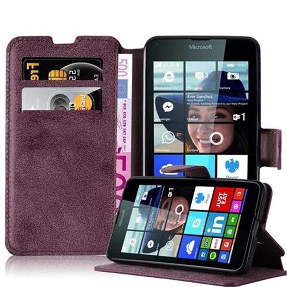 Etui Cadorabo do Nokia Lumia 640 w kolorze czerwonym ochronne etui na telefon komórkowy Etui Cover