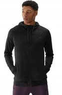 Bluzy męskie - Bluza męska rozpinana szybkoschnąca sportowa 4F M403 treningowa z kapturem - miniaturka - grafika 1