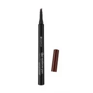 Akcesoria i kosmetyki do stylizacji brwi - Essence The Eyebrow Pen Pisak do brwi 04 Dark brown - miniaturka - grafika 1