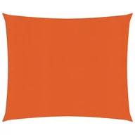 Parasole ogrodowe - vidaXL Żagiel przeciwsłoneczny, 160 g/m, pomarańcz, 2,5x2,5 m, HDPE vidaXL - miniaturka - grafika 1