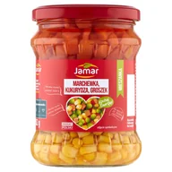Pasztet i przetwory mięsne - Jamar Mieszanka warzywna marchewka kukurydza groszek 470 g - miniaturka - grafika 1