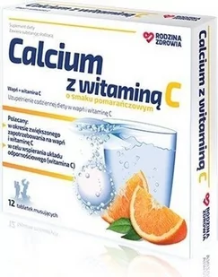 Pharma SILESIAN SP ZOO Rodzina Zdrowia Calcium z witaminą C x 12 tabl musujących - Witaminy i minerały - miniaturka - grafika 1