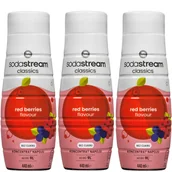 Syropy i koncentraty owocowe - 3x Syrop do SodaStream Red Berries Zero 440ml - miniaturka - grafika 1