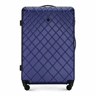 Walizki - WITTCHEN Walizka – duża | twarda obudowa, materiał: ABS | wysoka jakość i stabilność | Ciemnoniebieski | 78x52x29 cm - miniaturka - grafika 1