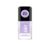 Lakiery do paznokci - Catrice Quick Dry Top Coat - Szybkoschnący lakier nawierzchniowy - 10,5 ml - miniaturka - grafika 1