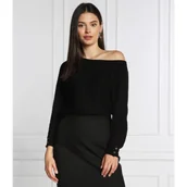 Swetry damskie - GUESS Sweter | Slim Fit - miniaturka - grafika 1