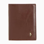 Portfele - Portfel Męski Skórzany Z Zabezpieczeniem RFID PUCCINI Brązowy MU1907-2D - miniaturka - grafika 1