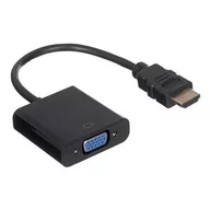 Kable komputerowe i do monitorów - Akyga Adapter AK-AD-42 (HDMI M - D-Sub (VGA) F; 0,15m; kolor czarny) AK-AD-42 - miniaturka - grafika 1