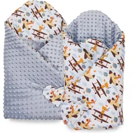 Rożki i beciki - Kerstin ROŻEK BECIK NIEMOWLĘCY OTULACZ MINKY BAWEŁNA - miniaturka - grafika 1