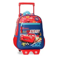 Plecaki szkolne i tornistry - Joumma Disney Cars Lets Race Plecak przedszkolny z wózkiem Czerwony 23x28x10 cm Poliester 6,44L, Czerwone, Plecak przedszkolny z wózkiem - miniaturka - grafika 1
