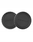Dekielki do obiektywów - Calumet Rear Lens & Body Cap Kit - Fujifilm X Mount - miniaturka - grafika 1