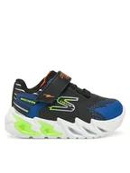 Buty dla chłopców - Skechers Sneakersy Flex-Glow Bolt 400138N/BKBL Czarny - miniaturka - grafika 1
