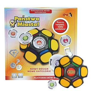 PAŃSTWA I MIASTA ELEKTRONICZNA GRA FAMILIJNA - NAJLEPSZA DLA CAŁEJ RODZINY - Gry planszowe - miniaturka - grafika 1