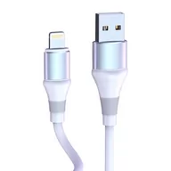 Kable USB - Kabel USB do Lightning Vipfan Colorful X09, 3A, 1.2m biały - miniaturka - grafika 1