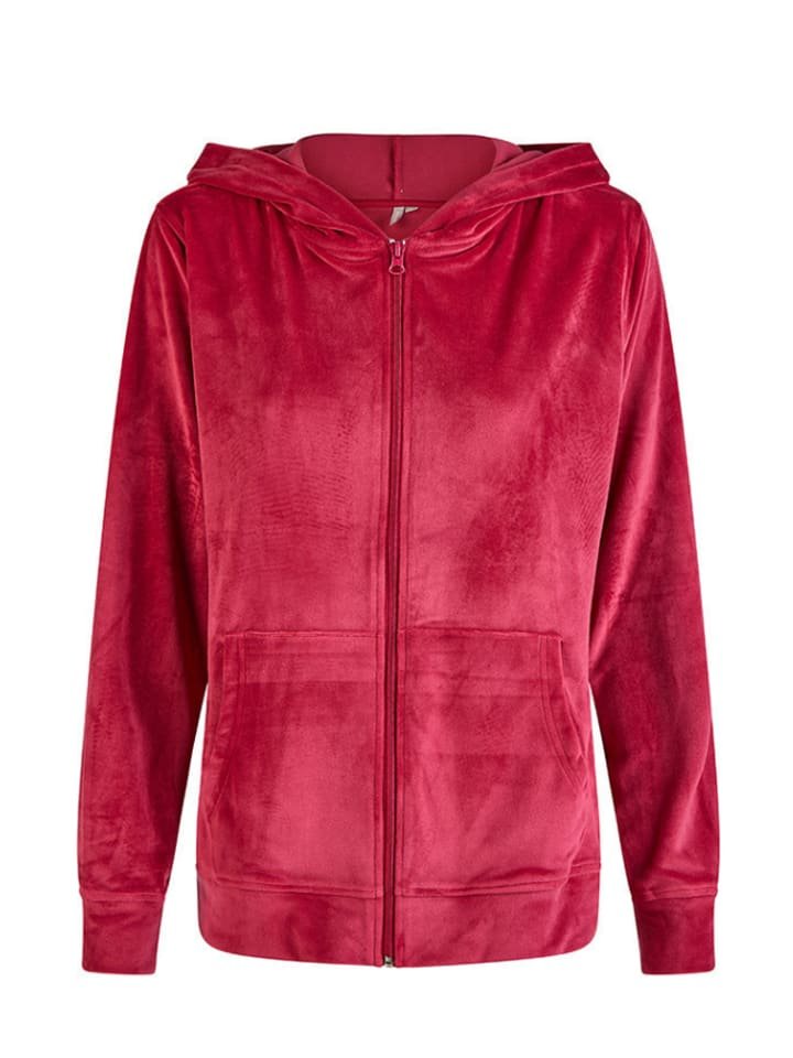 by Louise 2-częściowy zestaw dresowy w kolorze ciemnoczerwonym