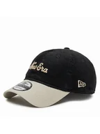 Czapki męskie - New Era Czapka z daszkiem Script Cord 9TWENTY 60580826 Czarny - miniaturka - grafika 1