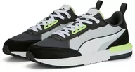 Sneakersy męskie - Sneakersy męskie do biegania PUMA R22 szare buty sportowe (383462-18) - miniaturka - grafika 1