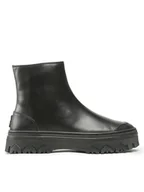 Botki damskie - Patrizia Pepe Botki 8Y0016/L011-K103 Czarny - miniaturka - grafika 1