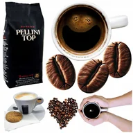 Kawa - Kawa Pellini Top ziarnista 1kg 100 % Arabica 1000 g Włoska oryginalna - miniaturka - grafika 1