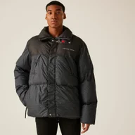 Kurtki i kamizelki sportowe męskie - Regatta Christian Lacroix Męska kurtka pikowana zimowa Barbegal Czarny we wzór, Rozmiar: L - miniaturka - grafika 1