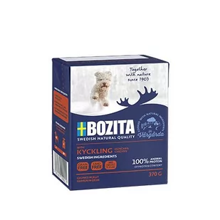 Bozita Naturals W Galarecie 12 X 370 G - Junior: Delikatny Kurczak - Mokra karma dla psów - miniaturka - grafika 1