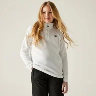 Bluzy dla dziewczynek - Dare 2b Polar dziecięcy z suwakiem 1/2 Freehand Biały, Rozmiar: 140 cm - miniaturka - grafika 1