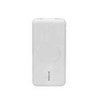 Powerbanki - RIVACASE Powerbank VA2601 10000 mAh USB-C 20W + Qi 10W biały - miniaturka - grafika 1