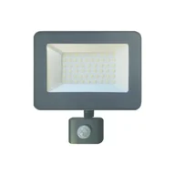 Oświetlenie warsztatowe - Naświetlacz ORO diodo 50 W czujnik PIR EXT światło dzienne DW - miniaturka - grafika 1