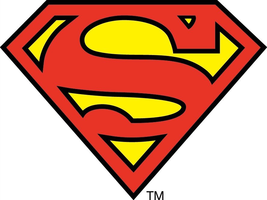 Naklejka Uv Wypukła Ozdobna DTF UV Aplikacja Super Chłopak Superman