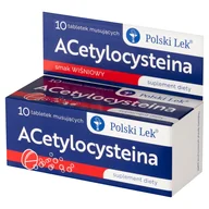 Przeziębienie i grypa - Acetylocysteina, smak wiśniowy, 10 tabletek musujących - miniaturka - grafika 1