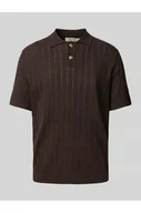 Koszulki męskie - Koszulka polo kroju regular fit z fakturowanym wzorem model KENT LIFE - Only & Sons - miniaturka - grafika 1