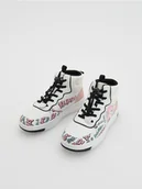 Buty dla dziewczynek - Reserved - Sneakersy za kostkę - złamana biel - miniaturka - grafika 1