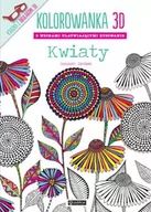 Poradniki hobbystyczne - Kolorowanka 3D Kwiaty - Publicat - miniaturka - grafika 1