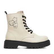 Buty dla dziewczynek - Trzewiki Winnie The Pooh CEO-CS-AW25-234WTP Beżowy - miniaturka - grafika 1