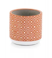 Donice - Osłonka Betonowa Doniczka Pomarańczowa 13,5 Cm - miniaturka - grafika 1