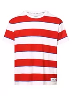 Koszulki męskie - Tommy Jeans - T-shirt męski, czerwony|biały|wielokolorowy - miniaturka - grafika 1