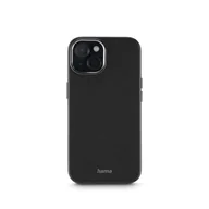 Etui i futerały do telefonów - Hama Etui na telefon Apple iPhone 15 (futerał, case, cover, antypoślizgowe, ochrona, ładowanie bezprzewodowe, elastyczne) czarne - miniaturka - grafika 1