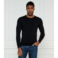 Swetry męskie - Karl Lagerfeld Wełniany sweter Regular Fit - miniaturka - grafika 1