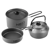 Akcesoria turystyczne - Naczynia turystyczne 3w1 Neo Tools - 63-145 - miniaturka - grafika 1