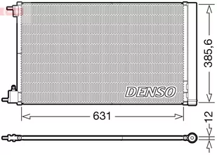 Chłodnica klimatyzacji DENSO DCN20039 1850377 z osuszaczem OPEL - Chłodnice - miniaturka - grafika 1