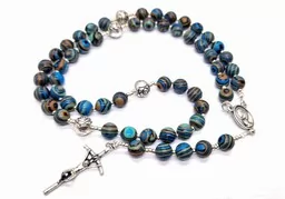 Różaniec z kamieni naturalnych HOWLIT AFRYKAŃSKI - Różańce - miniaturka - grafika 1