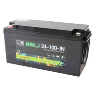 Akumulatory ogólnego zastosowania - Akumulator MWLJ LiFePO4 25.6V 100Ah 2560Wh IN (24-100-IN) - miniaturka - grafika 1