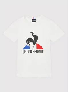 Koszulki i topy damskie - Le Coq Sportif T-Shirt 2210482 Biały Regular Fit - grafika 1