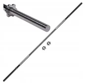 Pozostały sprzęt i akcesoria do ćwiczeń - HMS GPR 180 GRYF PROSTY Z GWINTEM I ZACISKIEM 30MM x 180 CM 1AB-17-6-087 - miniaturka - grafika 1