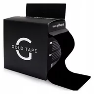 Akcesoria do rehabilitacji - Tejpy Taśmy Kinesiotaping Plastry Gold Tape 5Cmx5M Czarne - miniaturka - grafika 1
