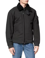 Kurtki męskie - G-STAR RAW Męska kurtka Flight Bomber, szary (Cloack C893-5812), L - miniaturka - grafika 1