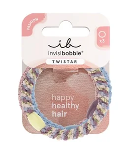 Invisibobble TWISTAR Lavender Braids 3pc Gumka do włosów 3 szt. - Ozdoby do włosów - miniaturka - grafika 1