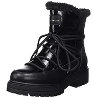 Botki damskie - Tom Tailor Damskie sztyblety 4294807, czarne, 39 UE - miniaturka - grafika 1