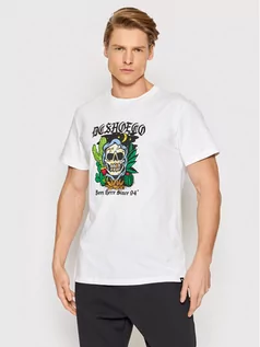 Koszulki męskie - DC T-Shirt Been Here ADYZT05093 Biały Tailored Fit - grafika 1